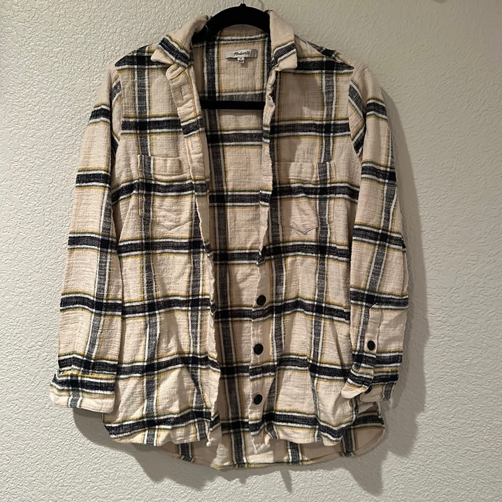 Madewell flannel shacket